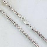Cadena Ice 20.9gr / 65cm / Oro Blanco 14K Italy ©