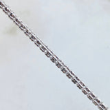 Cadena Ice 20.9gr / 65cm / Oro Blanco 14K Italy ©