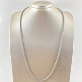 Cadena Ice 20.9gr / 65cm / Oro Blanco 14K Italy ©