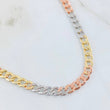 Cadena Cubana 20gr / 60cm / Tres Oros 14K Italy