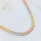 Cadena Cubana 20gr / 60cm / Tres Oros 14K Italy