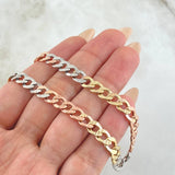 Cadena Cubana 20gr / 60cm / Tres Oros 14K Italy ©