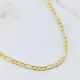 Cadena Figaro 6.6gr / 60cm / Oro Amarillo 14K Italy *