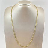 Cadena Figaro 6.5gr / 60cm / Oro Amarillo 14K Italy