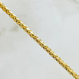 Pulso Franco 2.9gr / 20cm / Oro Amarillo 14K Italy *