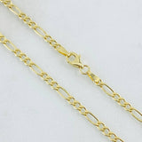 Cadena Figaro 2.75gr / 60cm / Oro Amarillo 14K Italy