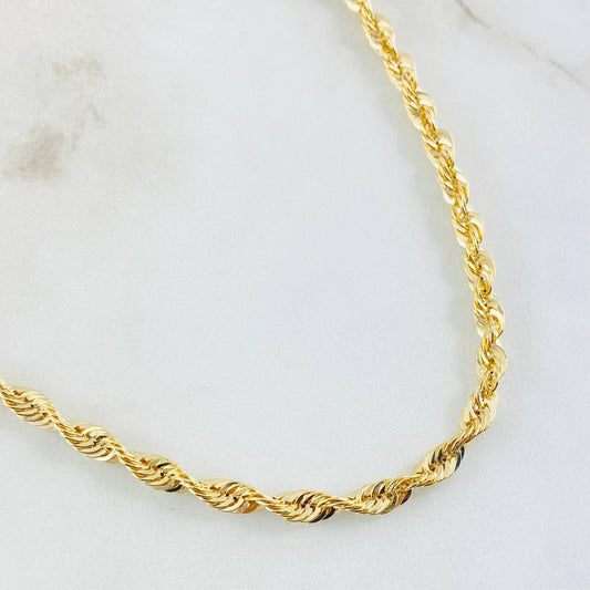 Cadena Lazo 8.8gr / 70cm / Oro Amarillo 14K Italy ©
