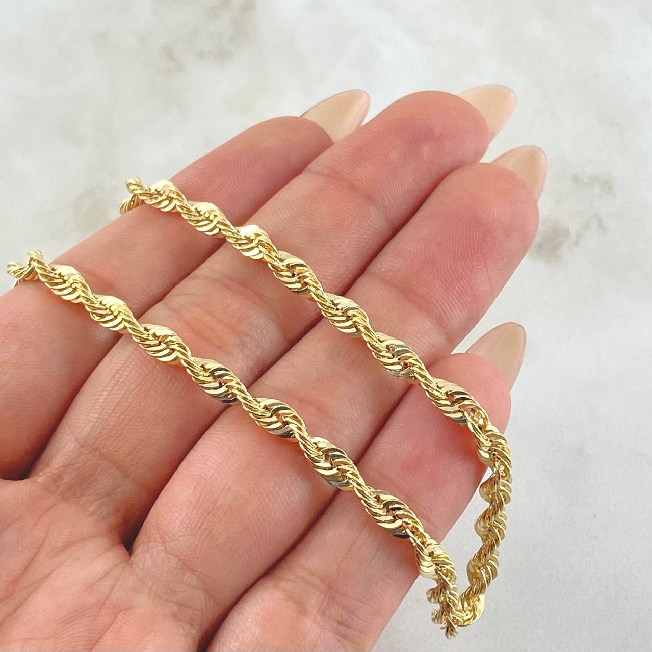 Cadena Lazo 8.8gr / 70cm / Oro Amarillo 14K Italy ©