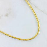 Cadena Franco 7.5gr / 60cm / Oro Amarillo 14K Italy