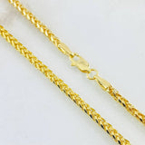 Cadena Franco 7.6gr / 60cm / Oro Amarillo 14K Italy ©