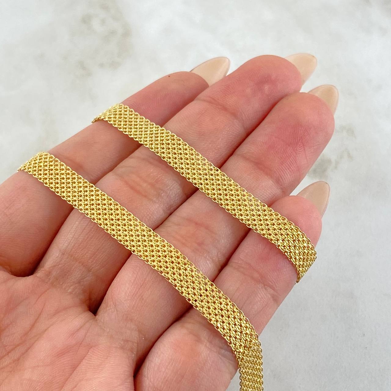 Cadena China 11.6gr / 65cm / Oro Amarillo 14K Italy *