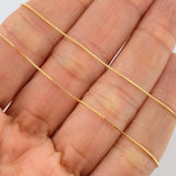 Cadena Veneciana 1.75gr / 45.3cm / 0.3mm Oro Amarillo +3 18K &