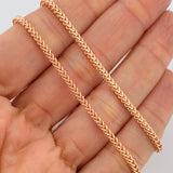 Cadena Franco 8.75gr / 60cm / 2.1mm Oro Rosa +3 18K &