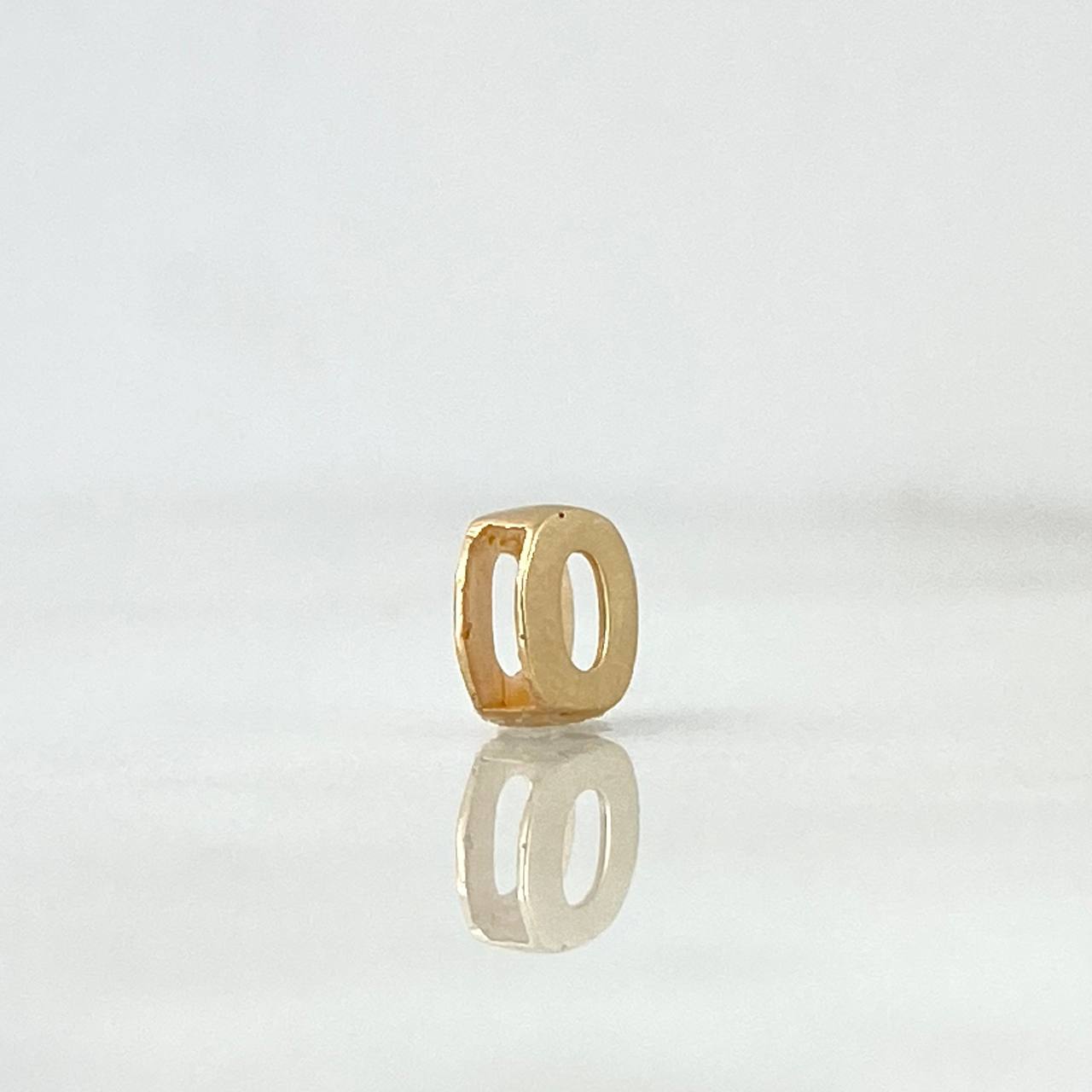 Herraje Letra O 0.35gr / 0.5cm / Tambor Oro Amarillo