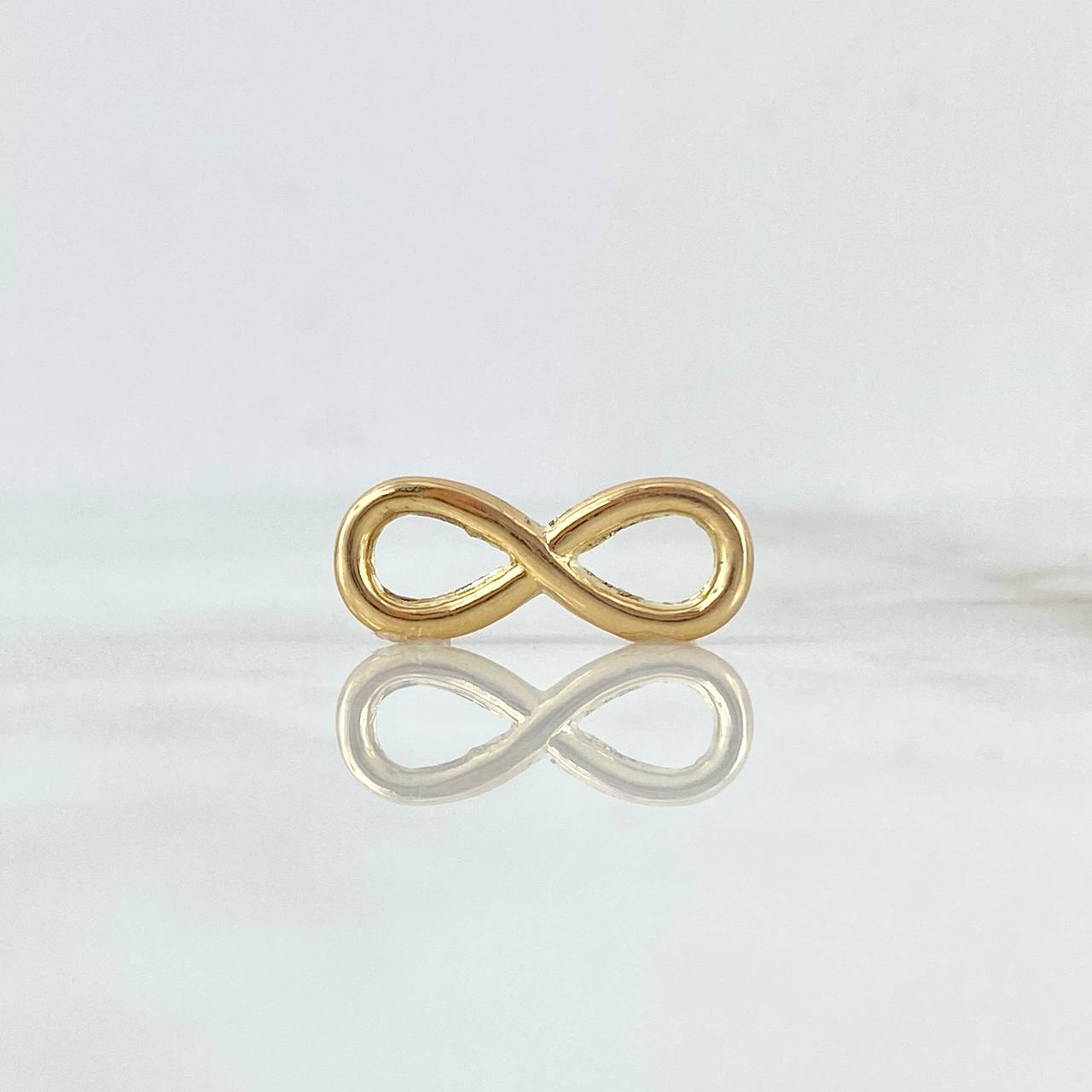 Herraje Infinito 0.8gr / 2cm / Silueta Troquelada Oro Amarillo