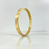 Pulso Aro Tornillo 13gr / 17cm / Exagono Oro Amarillo ©