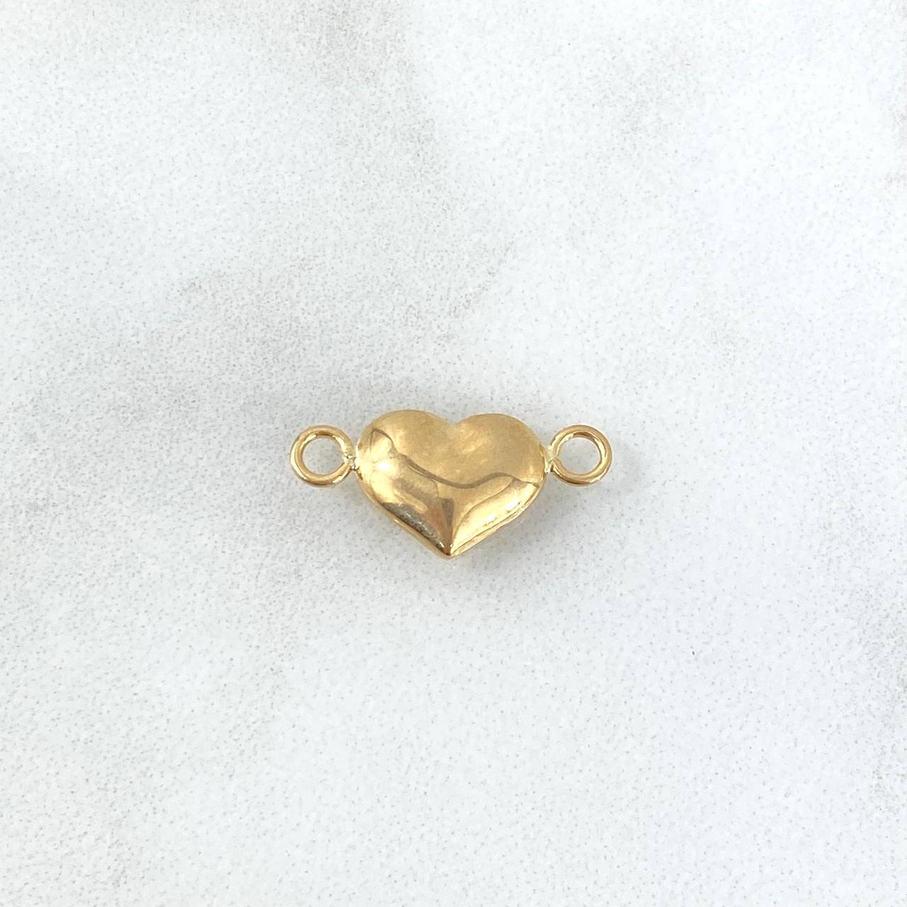 Herraje Corazon 0.5gr / 1.7cm / Troquelado Oro Amarillo ©