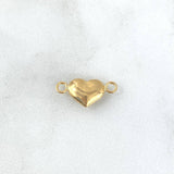 Herraje Corazon 0.5gr / 1.7cm / Troquelado Oro Amarillo ©
