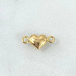 Herraje Corazon 0.5gr / 1.6cm / Troquelado Oro Amarillo ©