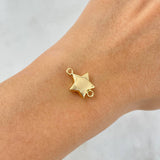 Herraje Estrella 0.6gr / 1.7cm / Troquelado Oro Amarillo ©