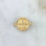Herraje San Benito 1gr / 2.1cm / Troquelado Oro Amarillo ©