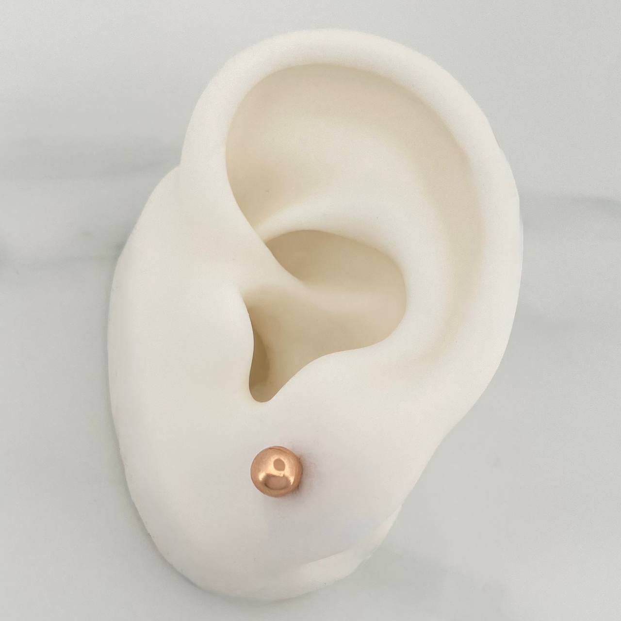 Topos Bola 0.95gr / 5mm Oro Rosa 18K
