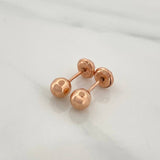 Topos Bola 0.95gr / 5mm Oro Rosa 18K
