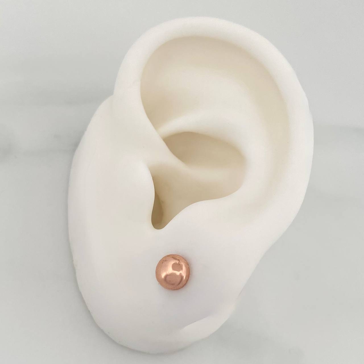 Topos Media Bola 0.75gr / 5mm Oro Rosa 18K