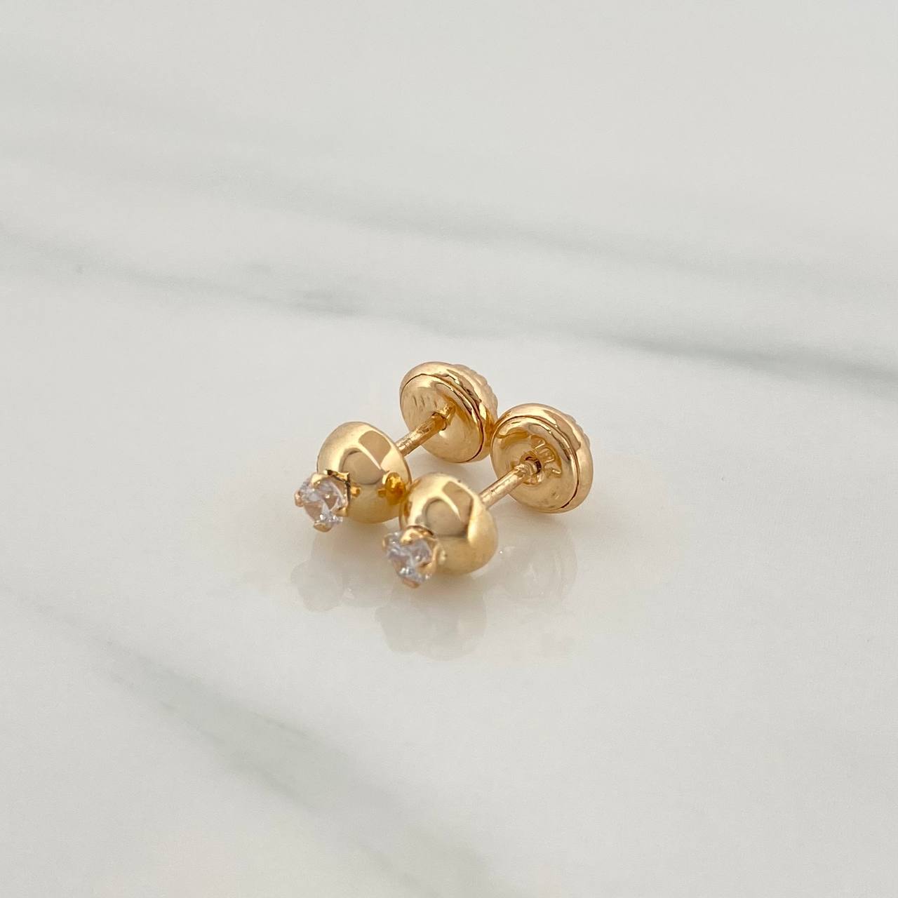 Topos Media Bola 0.8gr / 4mm Oro Amarillo 18K