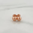 Topos Media Bola 0.65gr / 4mm Oro Rosa 18K