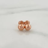 Topos Media Bola 0.65gr / 4mm Oro Rosa 18K