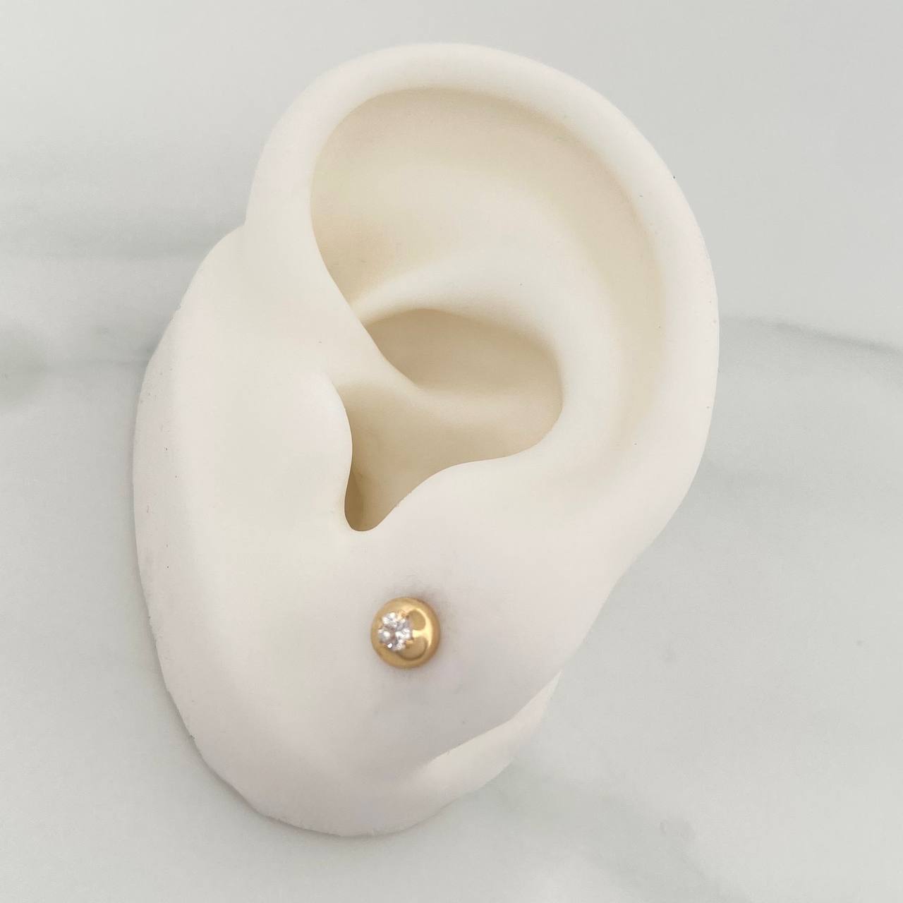Topos Media Bola 0.8gr / 4mm Oro Amarillo 18K
