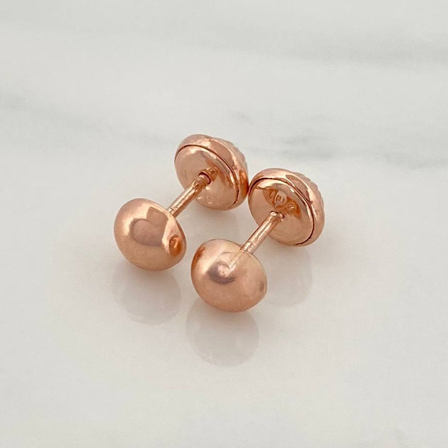 Topos Media Bola 0.6 g / 5 mm Oro Rosa 18K