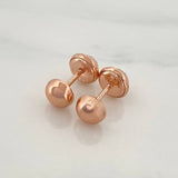 Topos Media Bola 0.6 g / 5 mm Oro Rosa 18K