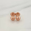 Topos Media Bola 0.75gr / 5mm Oro Rosa 18K