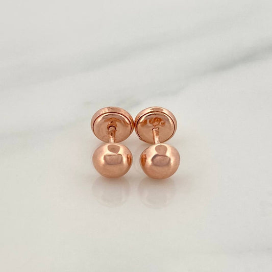 Topos Media Bola 0.75gr / 5mm Oro Rosa 18K