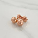 Topos Media Bola 0.75gr / 5mm Oro Rosa 18K