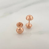 Topos Media Bola 0.75gr / 5mm Oro Rosa 18K
