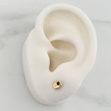 Topos Granos de Café 0.6gr / 2.8mm Oro Amarillo 18K &