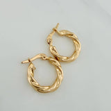 Candongas Fenix 1.2gr / 1.6cm / Oro Amarillo 18K %