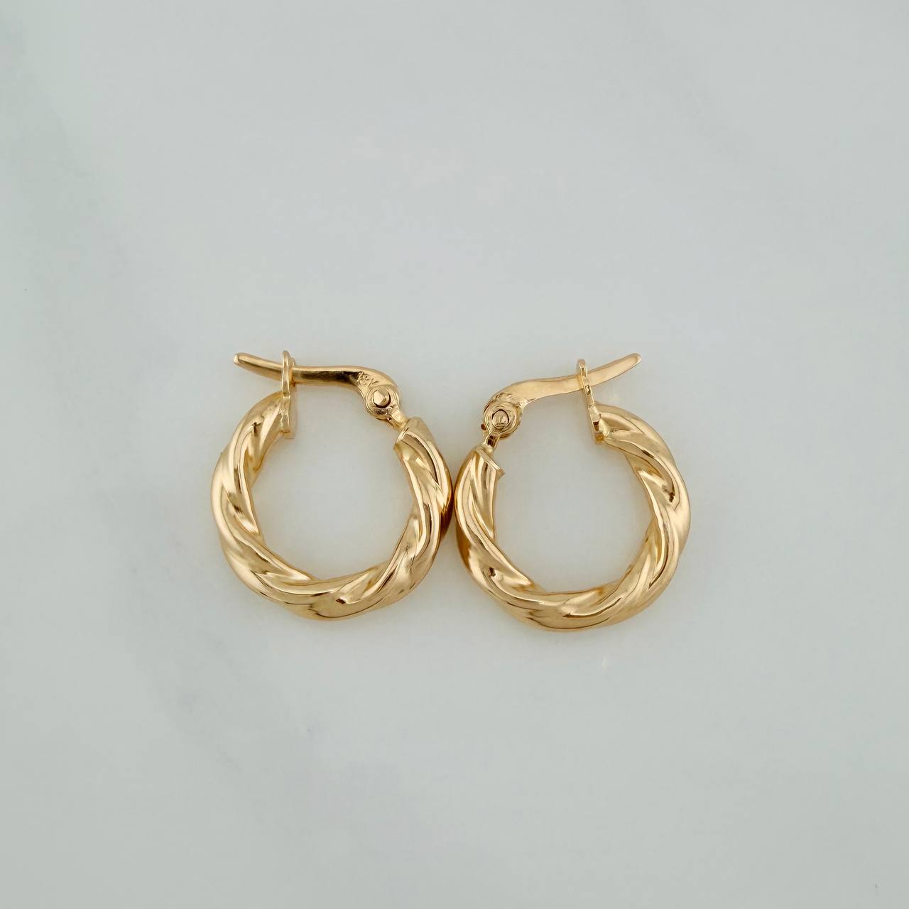 Candongas Fenix 1.2gr / 1.6cm / Oro Amarillo 18K %