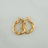 Candongas Fenix 1.2gr / 1.6cm / Oro Amarillo 18K %