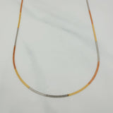 Cadena Sedusa 1.35gr / 40.5cm / 1.6mm Tres Oros +3 18K &