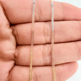 Cadena Sedusa 1.35gr / 40.5cm / 1.6mm Tres Oros +3 18K &