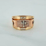 Anillo Cruz Cristos 10.8gr / T11 1/4 / Tres Oros 18K $