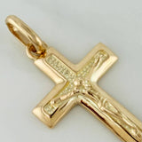 Dije Cruz Cristo 2.9gr / 3.5cm / Oro Amarillo 18K $