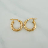 Candongas Anny 1.75gr / 1.5cm / Oro Amarillo 18K $