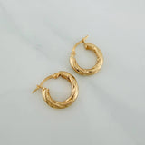 Candongas Anny 1.75gr / 1.5cm / Oro Amarillo 18K $