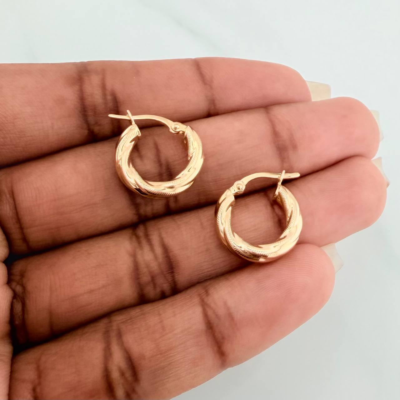 Candongas Anny 1.75gr / 1.5cm / Oro Amarillo 18K $