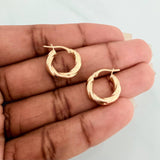 Candongas Anny 1.75gr / 1.5cm / Oro Amarillo 18K $